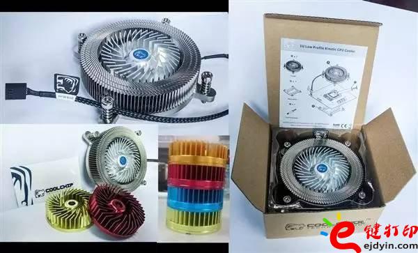 [多圖慎入]電腦硬件3D打印應(yīng)用實(案)例_極端制冷效果3D打印CPU風(fēng)扇